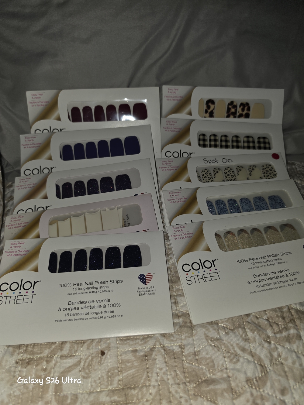 Color Street Nail Polish Strips - Assorted Colors